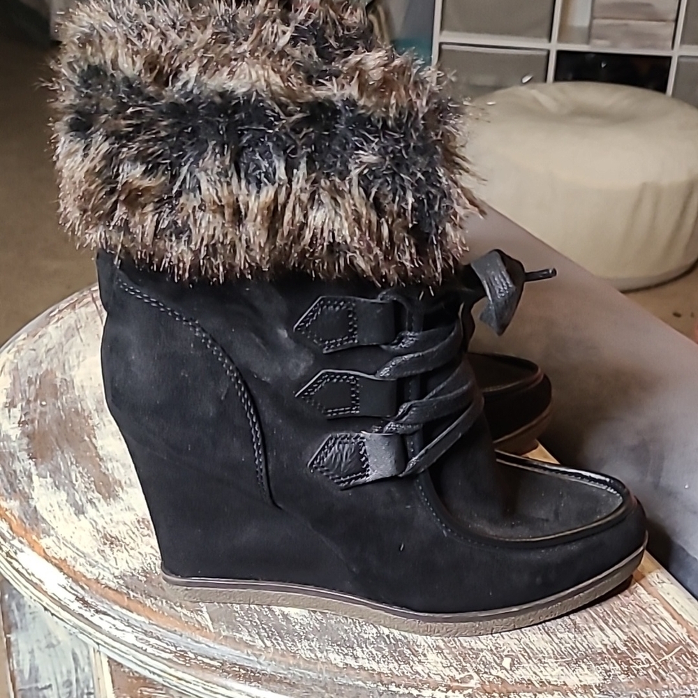 Merona Black Winter & Rain Boots - Picture 4 of 6